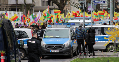 Berlin polisi PKK yandaşlarını uyardı