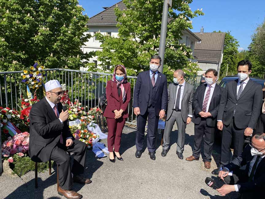Solingen katliamının 28. yılında anma töreni Solingen katliamının 28. yılında anma töreni