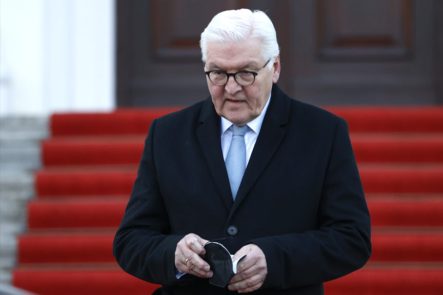 Cumhurbaşkanı Steinmeier Ukrayna'ya gitti Cumhurbaşkanı Steinmeier Ukrayna'ya gitti