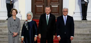 Erdoğan Almanya'da resmi törenle karşılandı