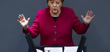 Başbakan Merkel Netanyahu ile görüştü