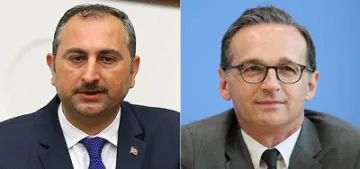 Almanya ve Türkiye Adalet Bakanlari görüstü