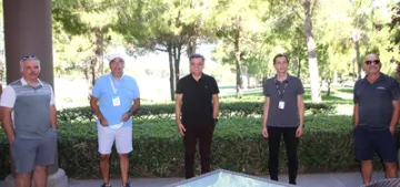 Alman turizmciler Antalya'da golf sahalarını gezdi