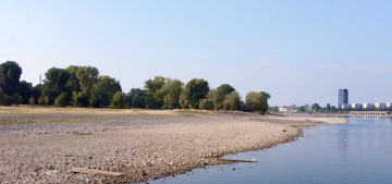 Almanya‘da nehirler kuraklık nedeniyle çekiliyor