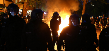 Berlin’de olaylı 1 Mayıs gösterileri