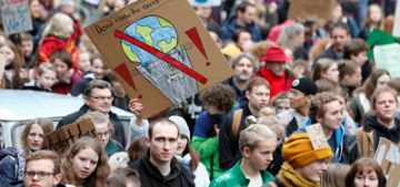 Almanya'da iklim politikaları protestosu