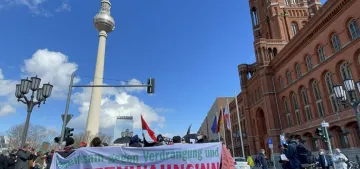 Almanya'da artan konut kiraları protesto edildi