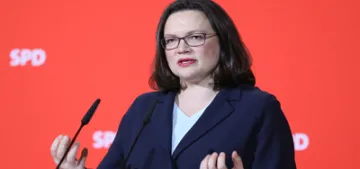 SPD’nin yeni başkanı Andrea Nahles