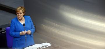 Başbakan Merkel için veda töreni düzenlendi