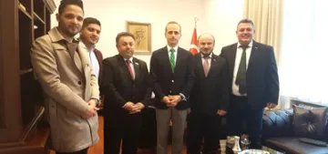 Başkonsolos Erciyes MÜSİAD heyetini kabul etti