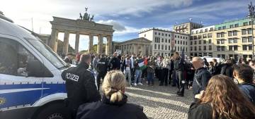 Berlin'de Filistinlilerle dayanışma gösterisine izin çıkmadı