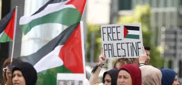 Berlin’de Gazze ile dayanışma gösterisi yapıldı Berlin’de Gazze ile dayanışma gösterisi yapıldı