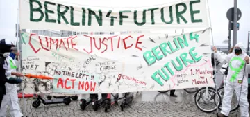 Berlin‘de iklim değişikliği karşıtı gösteriler