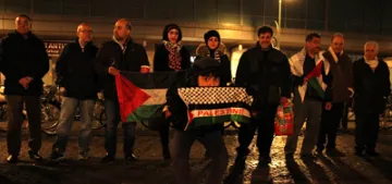 Berlin'de İsrail protesto edildi Berlin'de İsrail protesto edildi