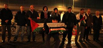 Berlin'de İsrail protesto edildi