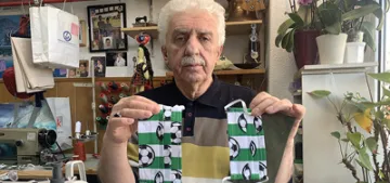 Berlin’de terzilerin maske mesaisi