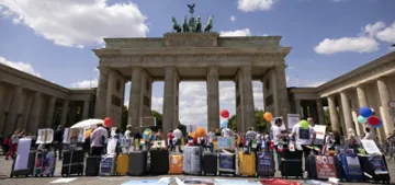 Turizmciler Berlin’de sokaklara indi Turizmciler Berlin’de sokaklara indi