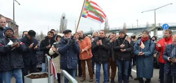 Bremen‘deki cami saldırısı protesto edildi