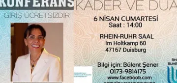 Duisburg’da Kader ve Dua konulu konferans