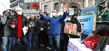 Çiftçilerden Berlin’de tarım politikası reformu eylemi Çiftçilerden Berlin’de tarım politikası reformu eylemi