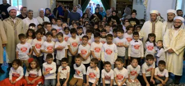 90 öğrenci duayla okula başladı