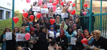 DİTİB'li kadınlardan şiddete karşı etkinlik