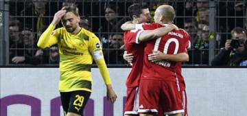 Bayern Münih'ten Dortmund'a gol yağmuru Bayern Münih'ten Dortmund'a gol yağmuru