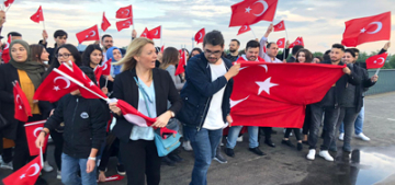 Düsseldorf’ta 19 Mayıs coşkuyla kutlandı
