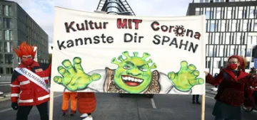 Eğlence sektörü temsilcilerinin koronavirüs eylemi Eğlence sektörü temsilcilerinin koronavirüs eylemi