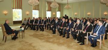 Erdoğan Türk STK temsilcileriyle görüştü