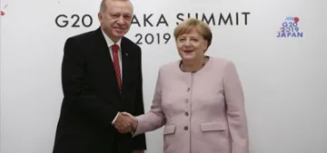 Erdoğan G20 çerçevesinde Merkel'i kabul etti Erdoğan G20 çerçevesinde Merkel'i kabul etti
