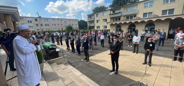 Leverkusen patlaması kurbanı Erdoğan Sarıkaya için cenaze töreni