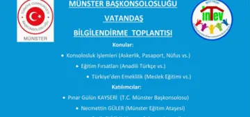 Başkonsolosluktan vatandaşı bilgilendirme toplantısı