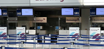 Eurowings pilotların grevi yüzünden yüzlerce uçuşu iptal etti