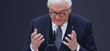 Steinmeier'den, Cumhurbaşkanı Erdoğan'a taziye mesajı
