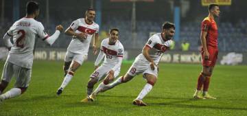 A Milli Futbol Takımı Karadağ'ı deplasmanda yendi A Milli Futbol Takımı Karadağ'ı deplasmanda yendi