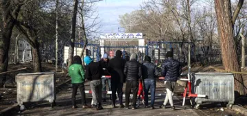 Sığınmacıların Avrupa nöbeti devam ediyor Sığınmacıların Avrupa nöbeti devam ediyor