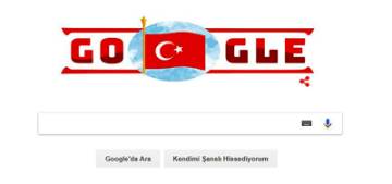 google Cumhuriyet Bayrami'ni kutladi