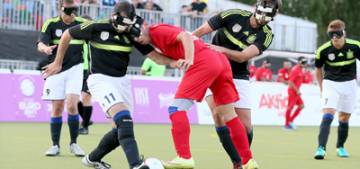 Görme engelliler futbol takımı yarı finale kalamadı Görme engelliler futbol takımı yarı finale kalamadı