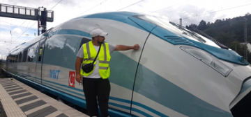 Hızlı tren setleri Türkiye’ye gönderildi