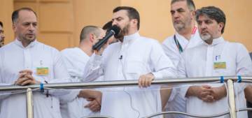 IGMG kafilesinin bayram sevinci