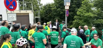 Solingen katliamına dikkat çekmek için pedal çevirdiler