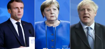 Üç liderden ortak İran açıklaması Üç liderden ortak İran açıklaması