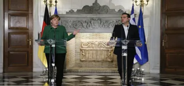 Merkel’in Yunanistan temasları