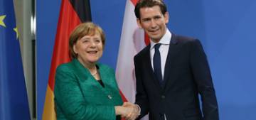 Merkel ve Kurz AB'nin dış sınırlarını korumayı istiyor