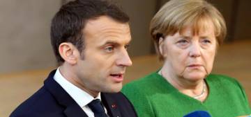 Merkel ile Macron Berlin’de görüştüler