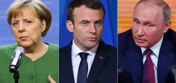Merkel ve Macron, Putin ile telefonda görüştü