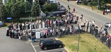 Almanya'daki uzun seçim kuyrukları