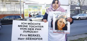 PKK‘nın kaçırdığı kızı için eylem başlattı