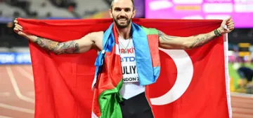 Ramil Guliyev 200 metre yarisinda dünya sampiyonu olarak tarih yazdı